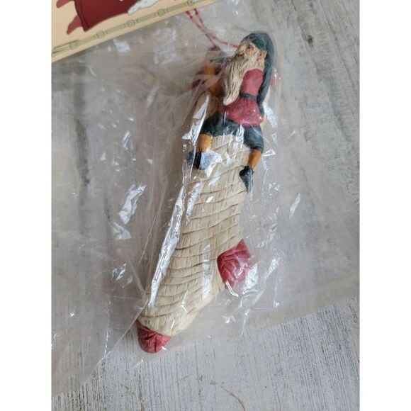 Vintage Kurt Adler elf stocking toy Santa Helper set ornament Xmas - Picture 4 of 6